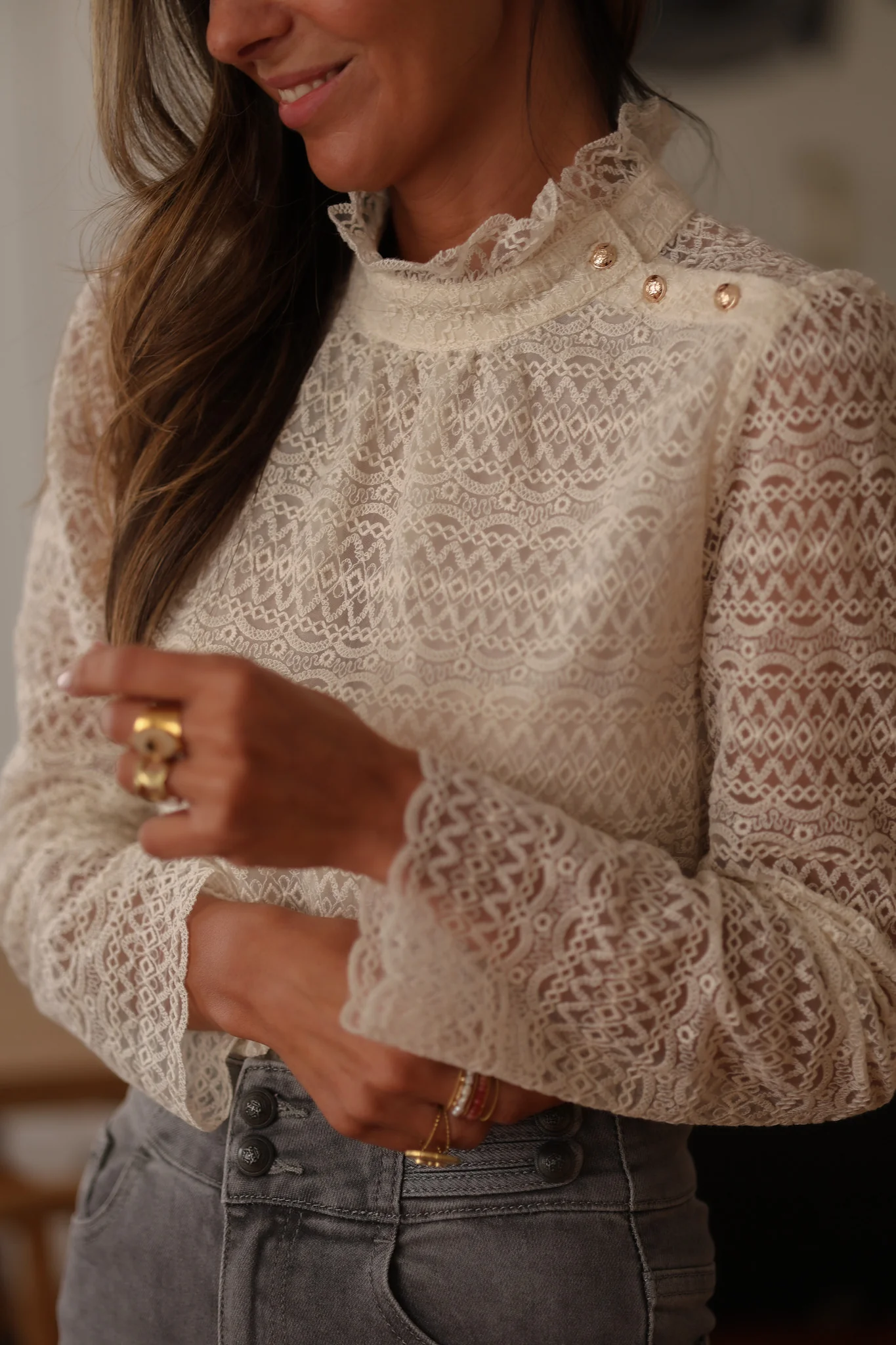 Blouses beige